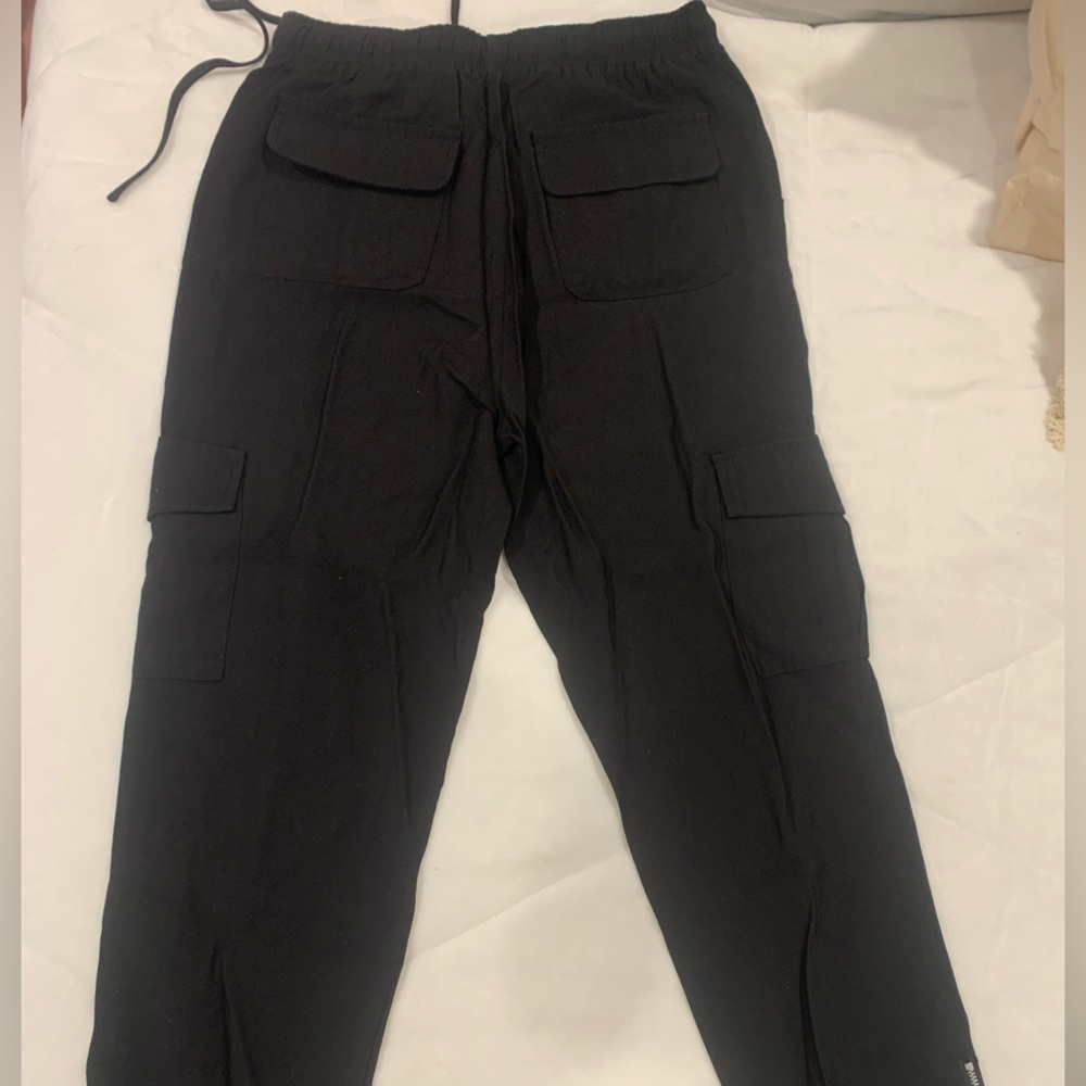 Wild Honey Black Cargo Joggers